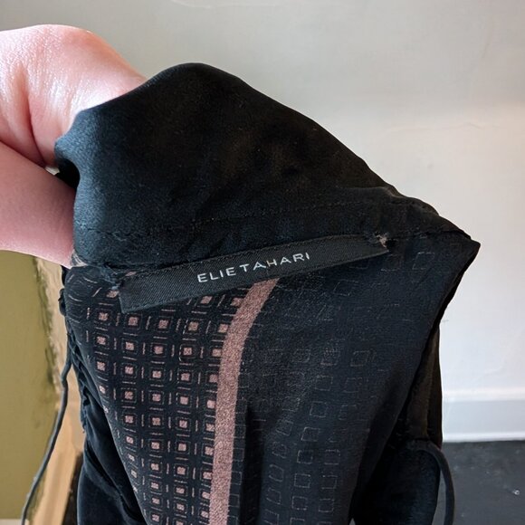 vintage elie tahari geometric halter top ASO piper halliwell charmed (6) - Picture 7 of 7